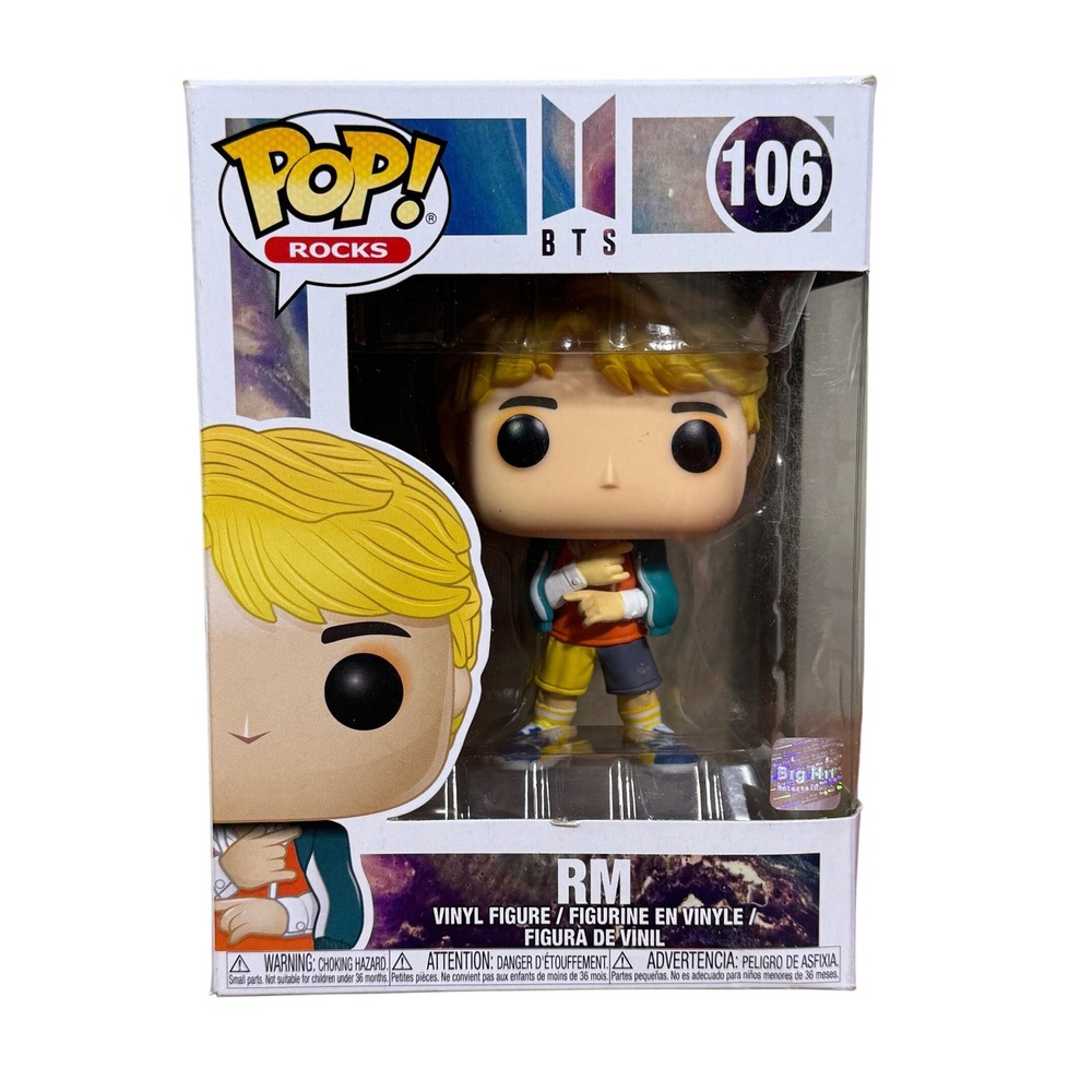 Funko POP! Rocks K-Pop Group BTS #106 'RM' Figurine In Box Pre-Military Service